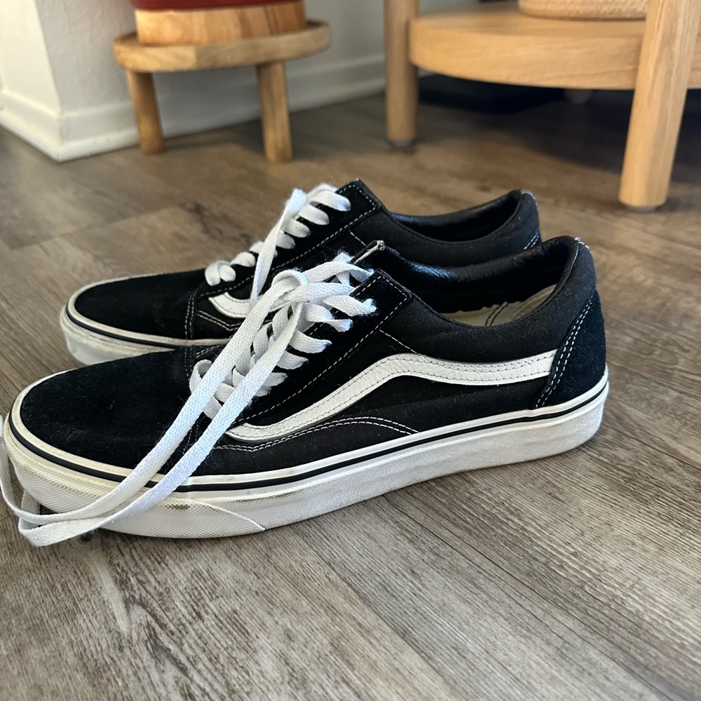 Vans Black and White Old Skool Sneakers